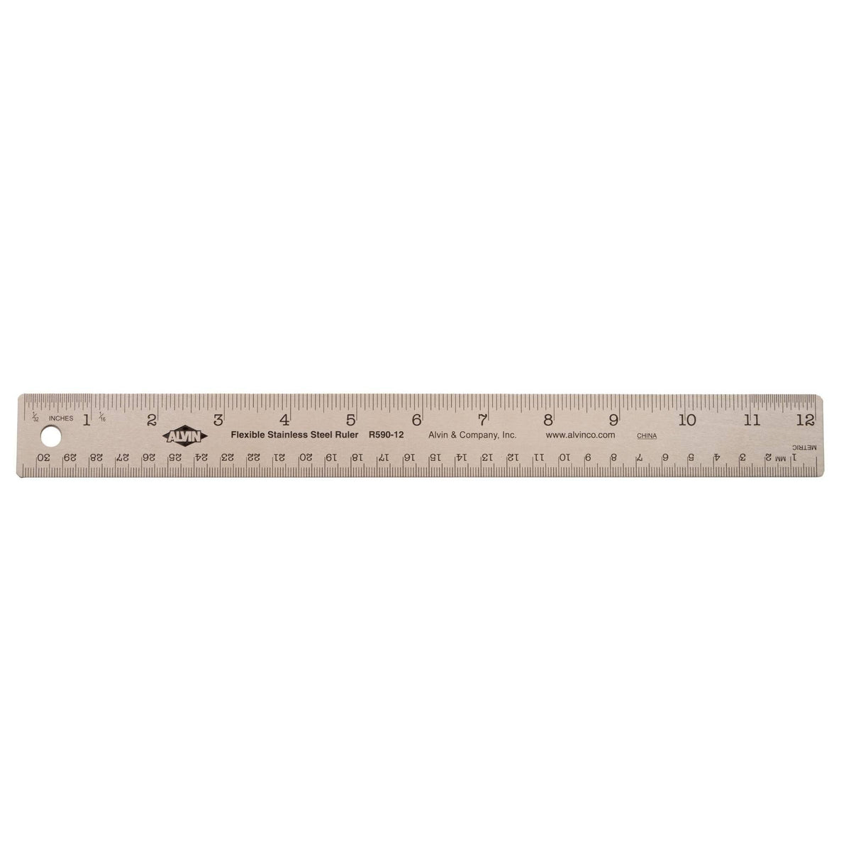 STAINLESS STEEL FLEX RULER*: 18in