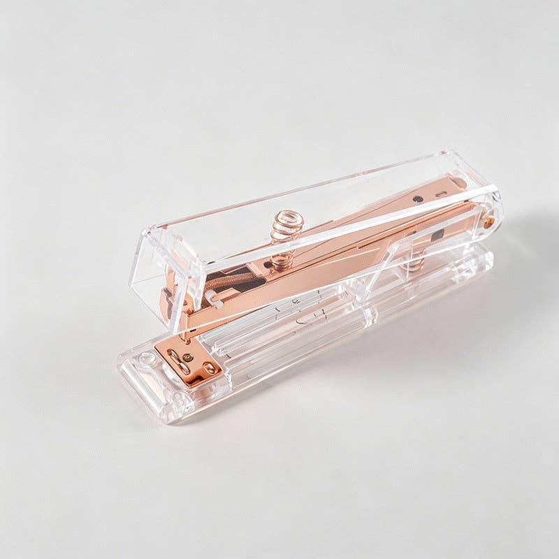 Rose Transparent Stapler: Multi Color / Large