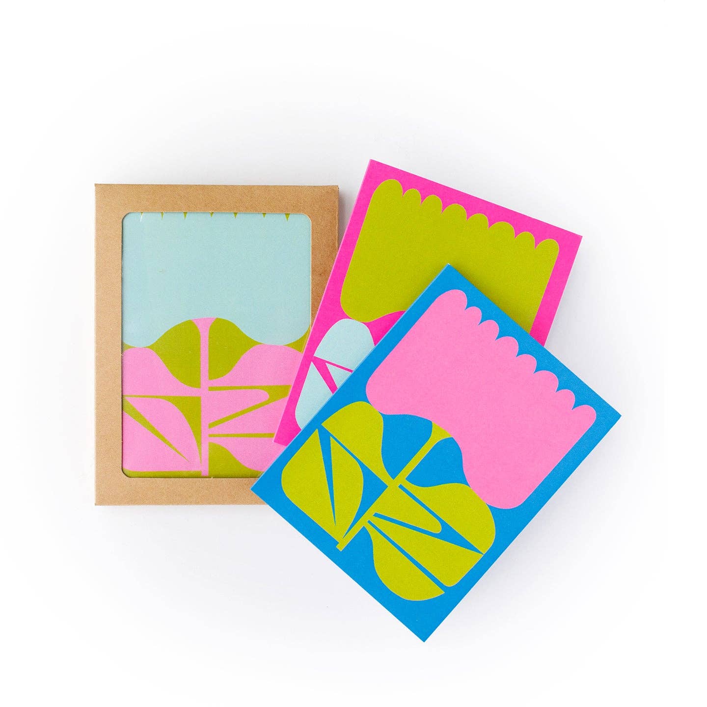 Three Tulips Greeting Card Box set of 6