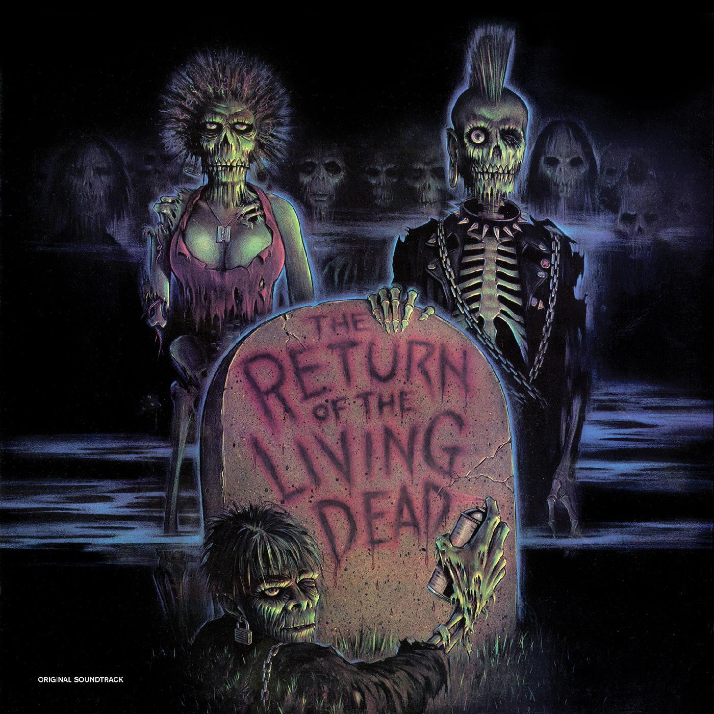 LP Return of the Living Dead--Original Soundtrack (CLEAR BLOOD RED)