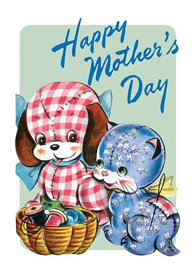Gingham Dog and the Calico Cat - Mother's Day Card