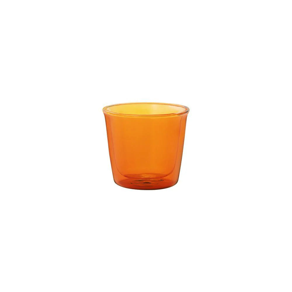 Cast Amber Glass Double Wall, Kinto