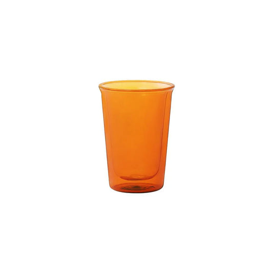 Cast Amber Glass Double Wall, Kinto