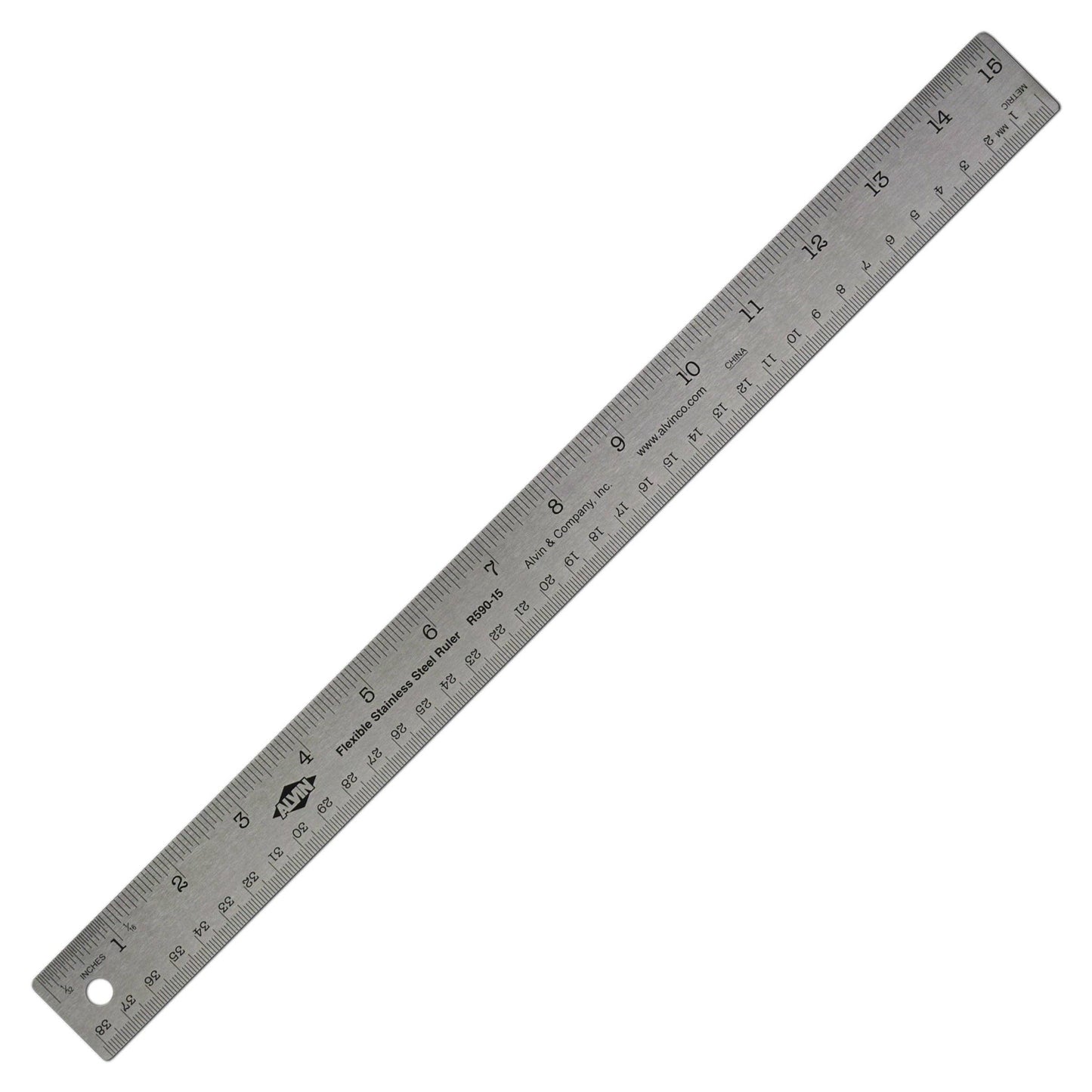 STAINLESS STEEL FLEX RULER*: 18in