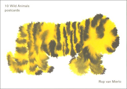 Rop Van Mierlo - 10 Wild Animals postcards