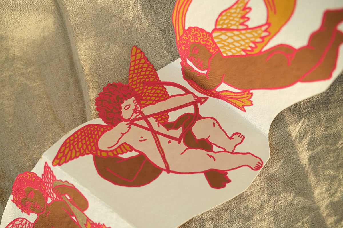 CUPID CONCERTINA GREETING CARD