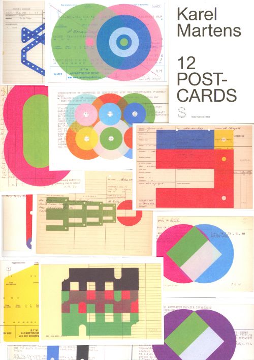Karel Martens 12 Postcards Set