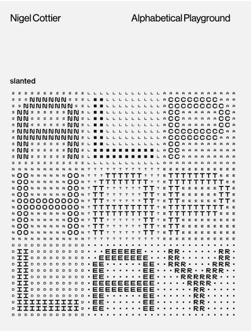 Alphabetical Playground Nigel Cottier