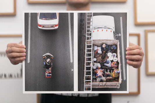 Carpoolers #4 WITH 9 x 12 print By Alejandro Cartagena