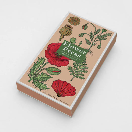 XL Flower Press - Vintage Poppy by Studio Wald