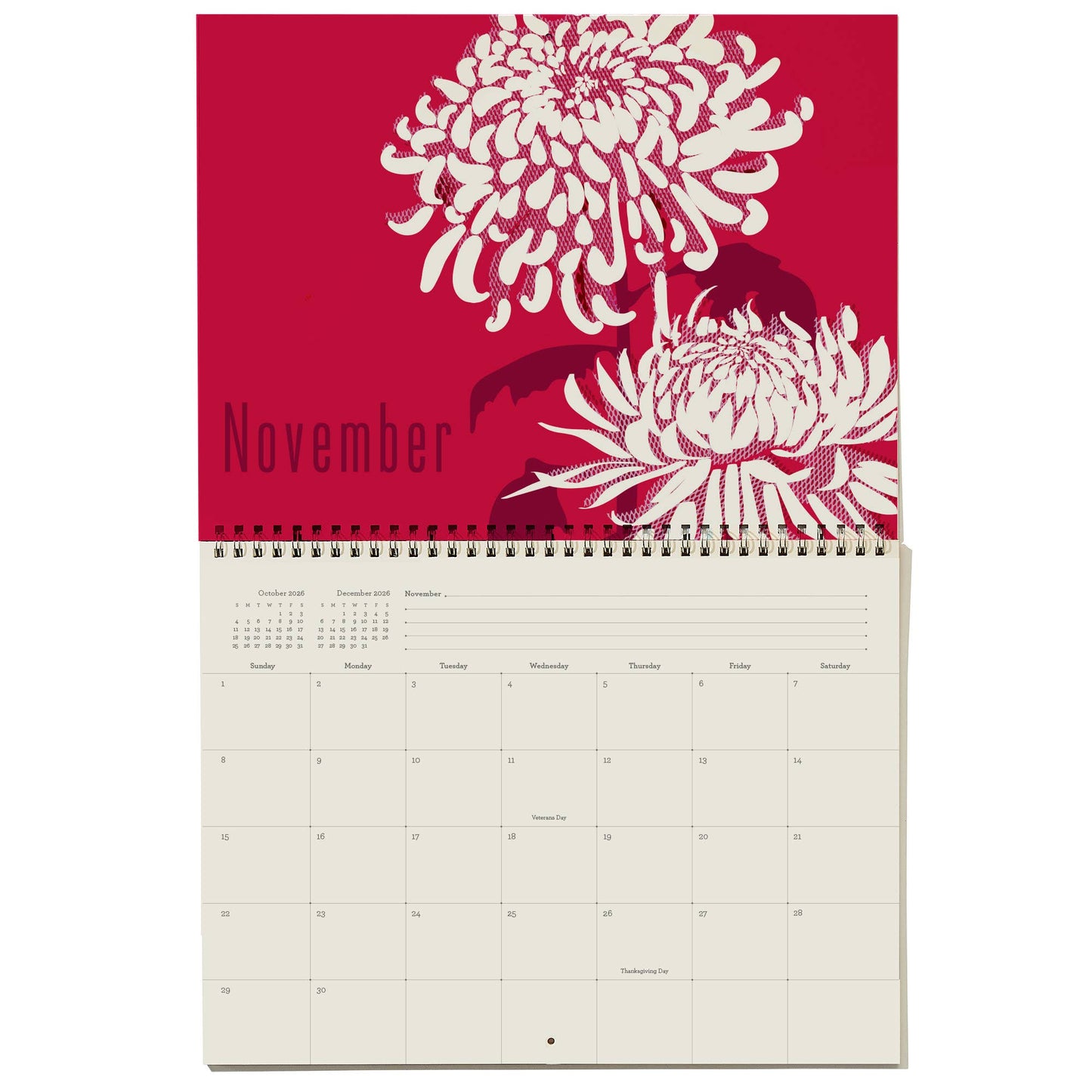 2026 Write On Calendar