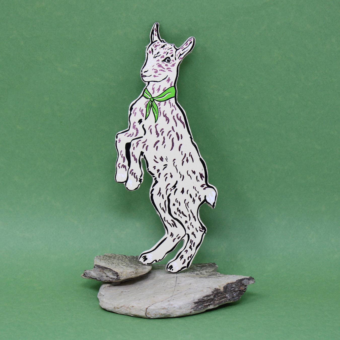 GOAT Bookmark: Dusty Pink