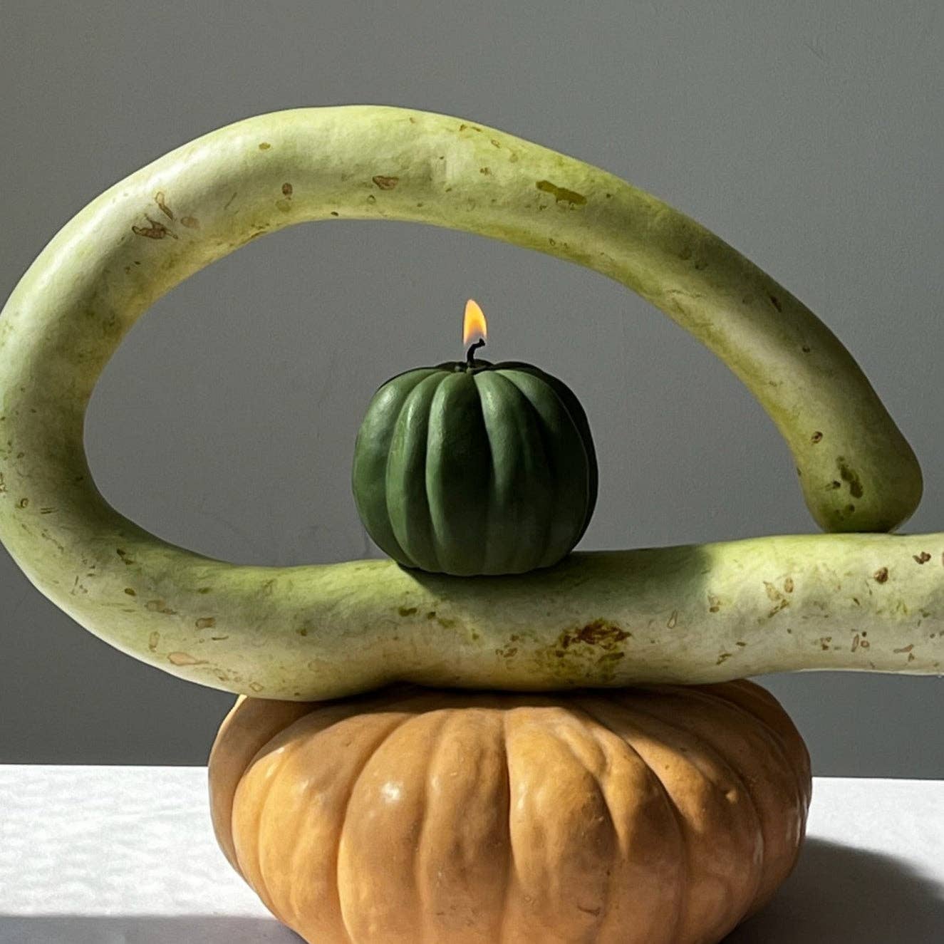 Pumpkin Candle - Green: Green / Pumpkin Pie
