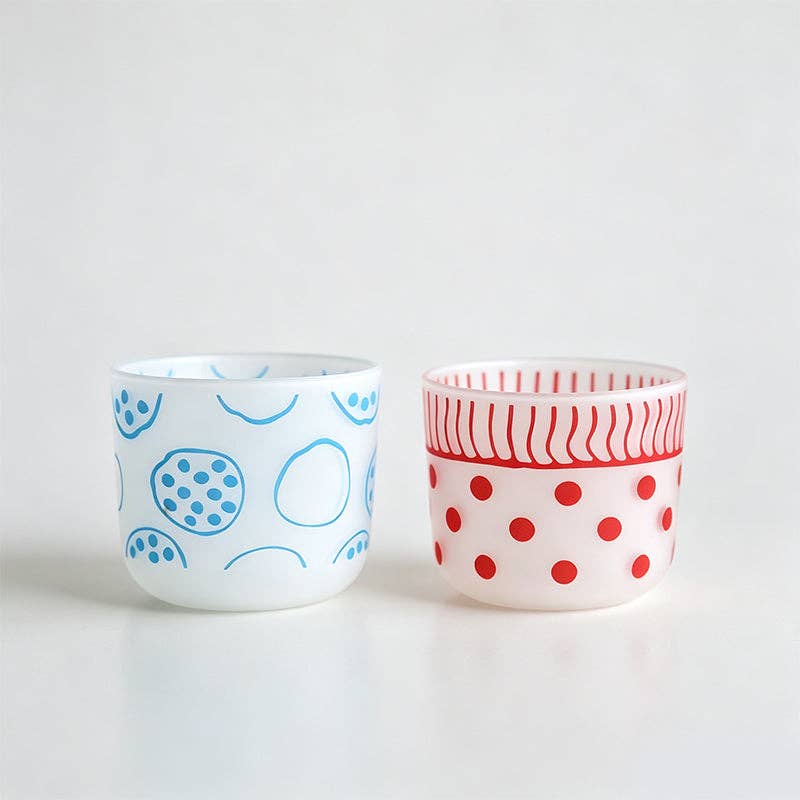 Polka Dot Cup: Light Blue / Circle/One Size