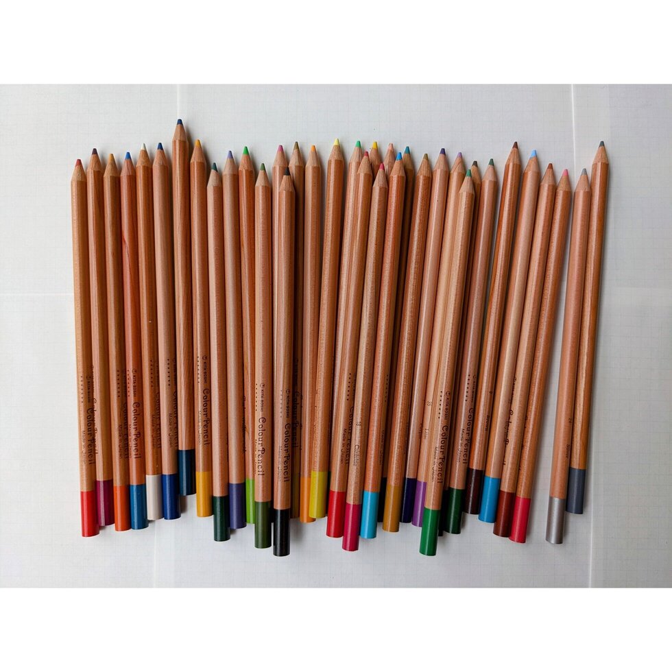 36 assort color pencils Kita-Boshi recycled wood