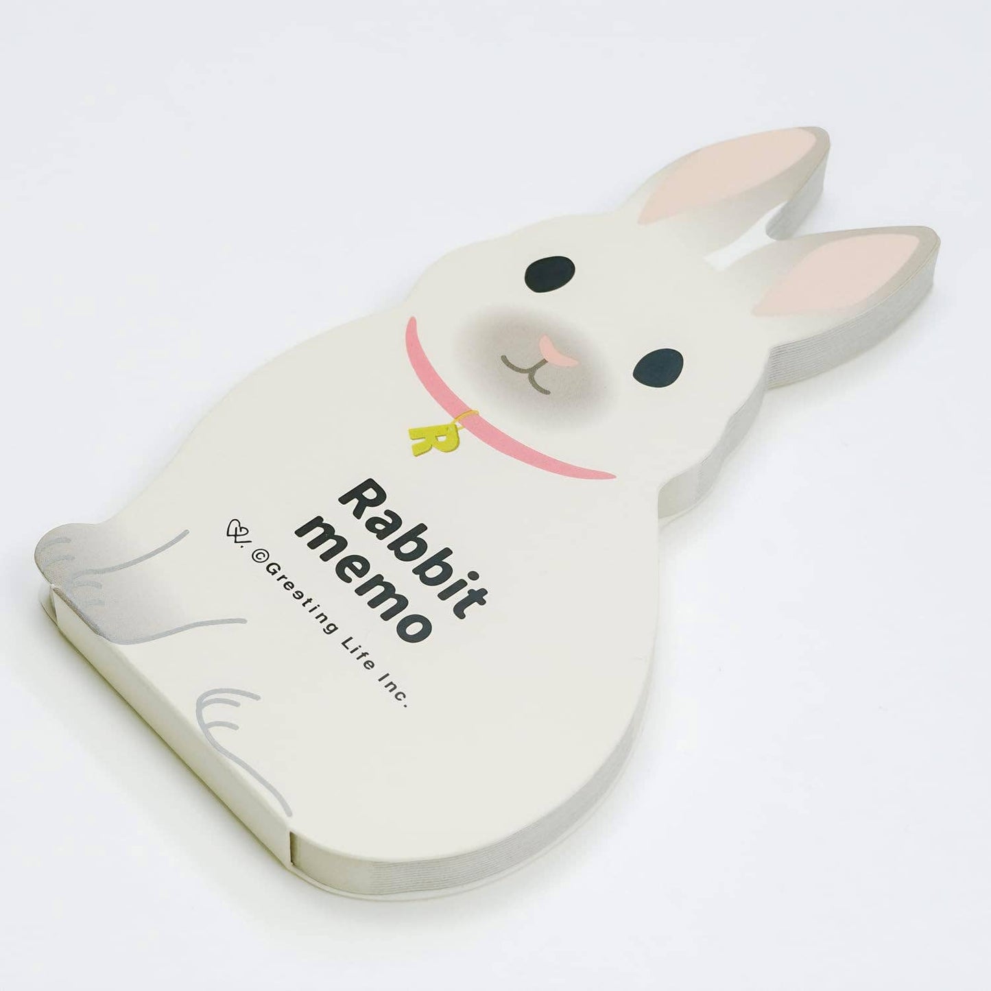 Greeting Life Animal Die Cut Memo Rabbit