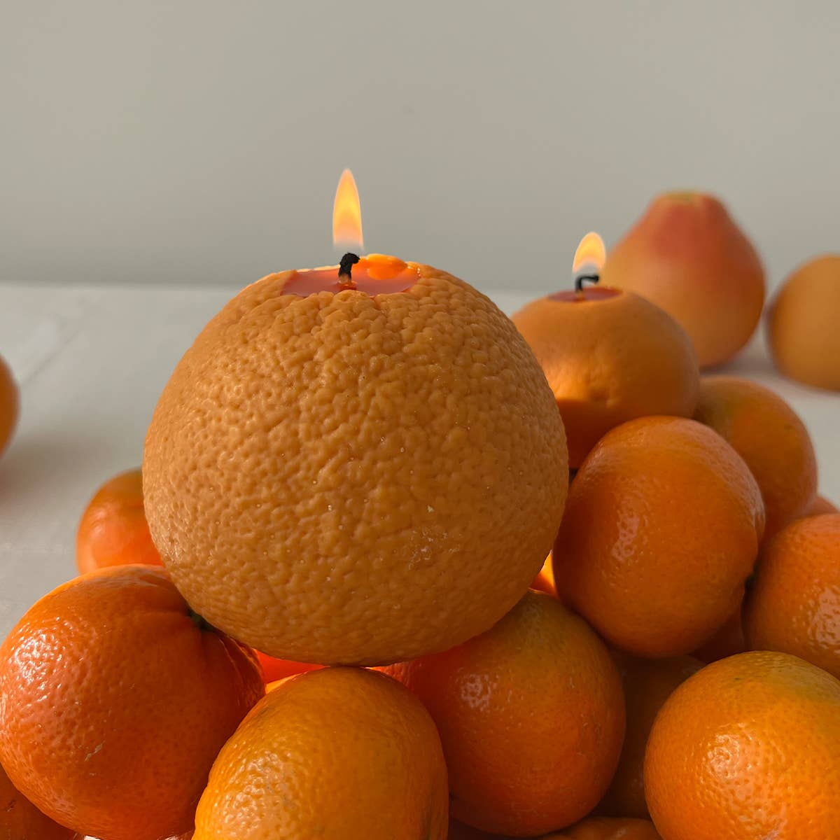 Large Orange Candle: Orange / Blood Orange / Single Orange