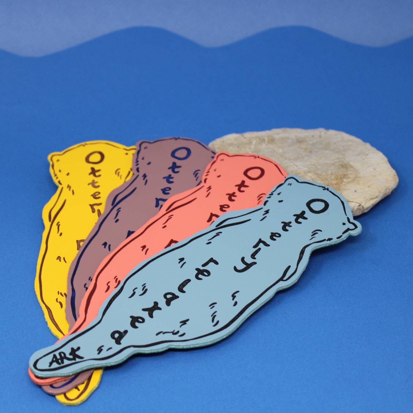 Otter Bookmark: Heritage Blue