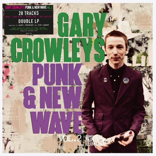 2LP Gary Crowley's Punk & New Wave 140-Gram Black Vinyl