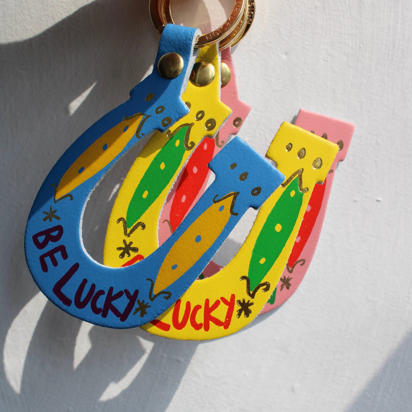 Be Lucky Key Fob: Green