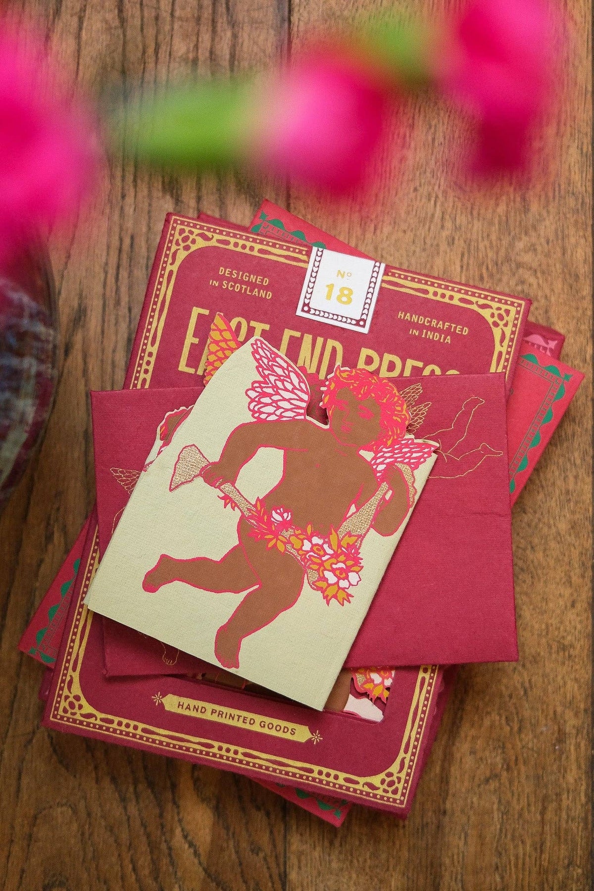 CUPID CONCERTINA GREETING CARD