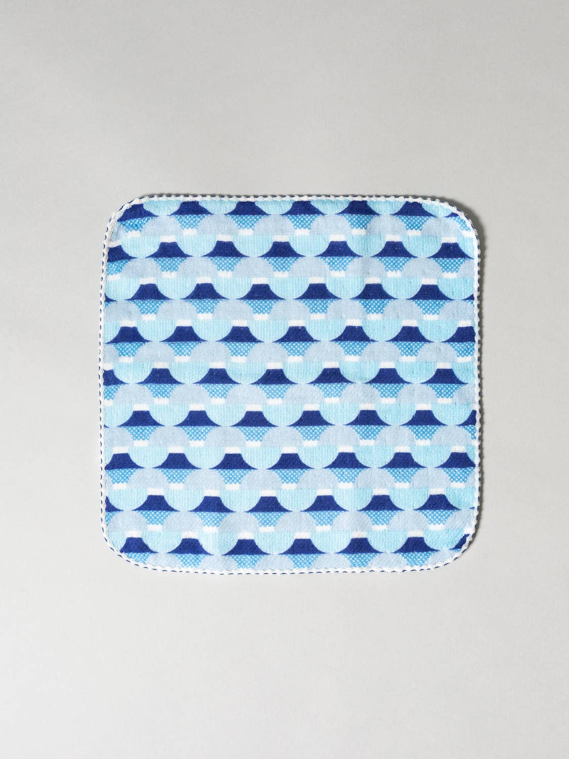 Haikara Little Handkerchief - Fuji, Blue