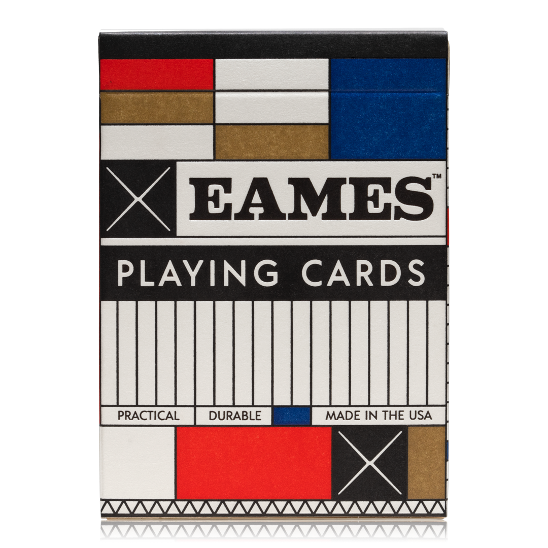 Eames "Starburst" Playing Cards: Blue