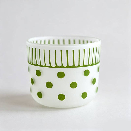 Polka Dot Cup: Green / Dots/One Size