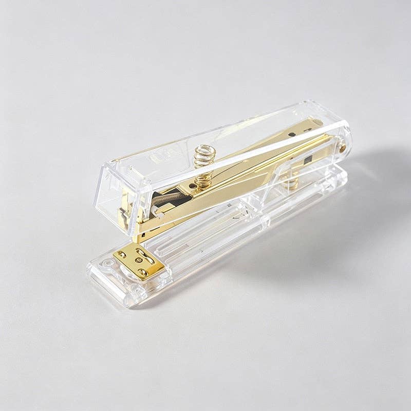 Rose Transparent Stapler: Multi Color / Large