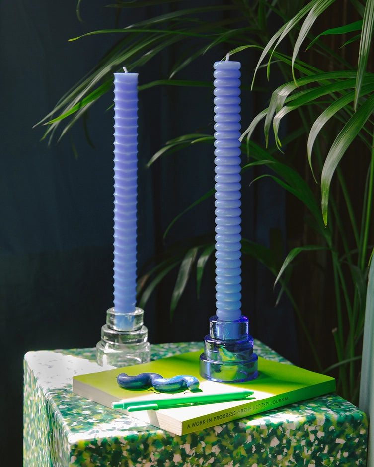 Dusen Dusen Taper Candles (Set of 2) - blue