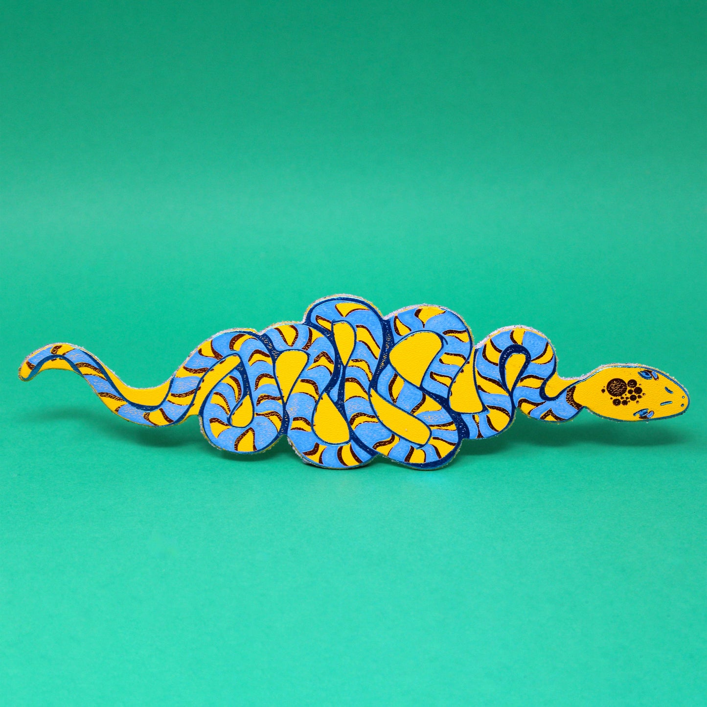 Snake Bookmark: Dark Red