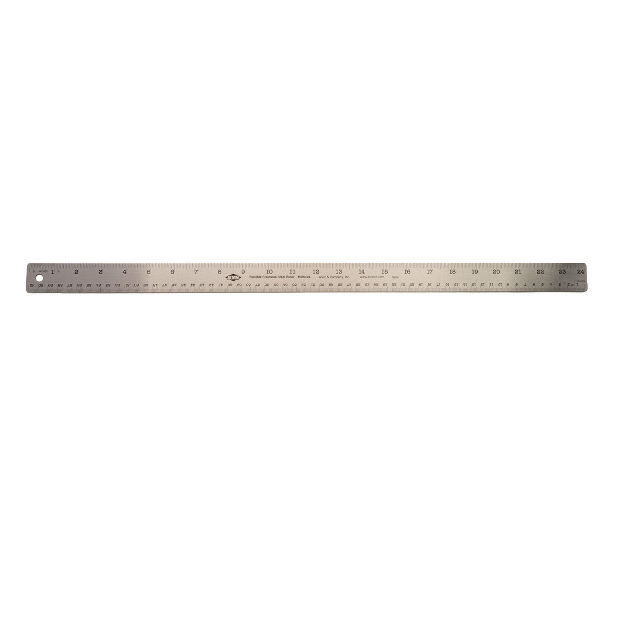 STAINLESS STEEL FLEX RULER*: 18in