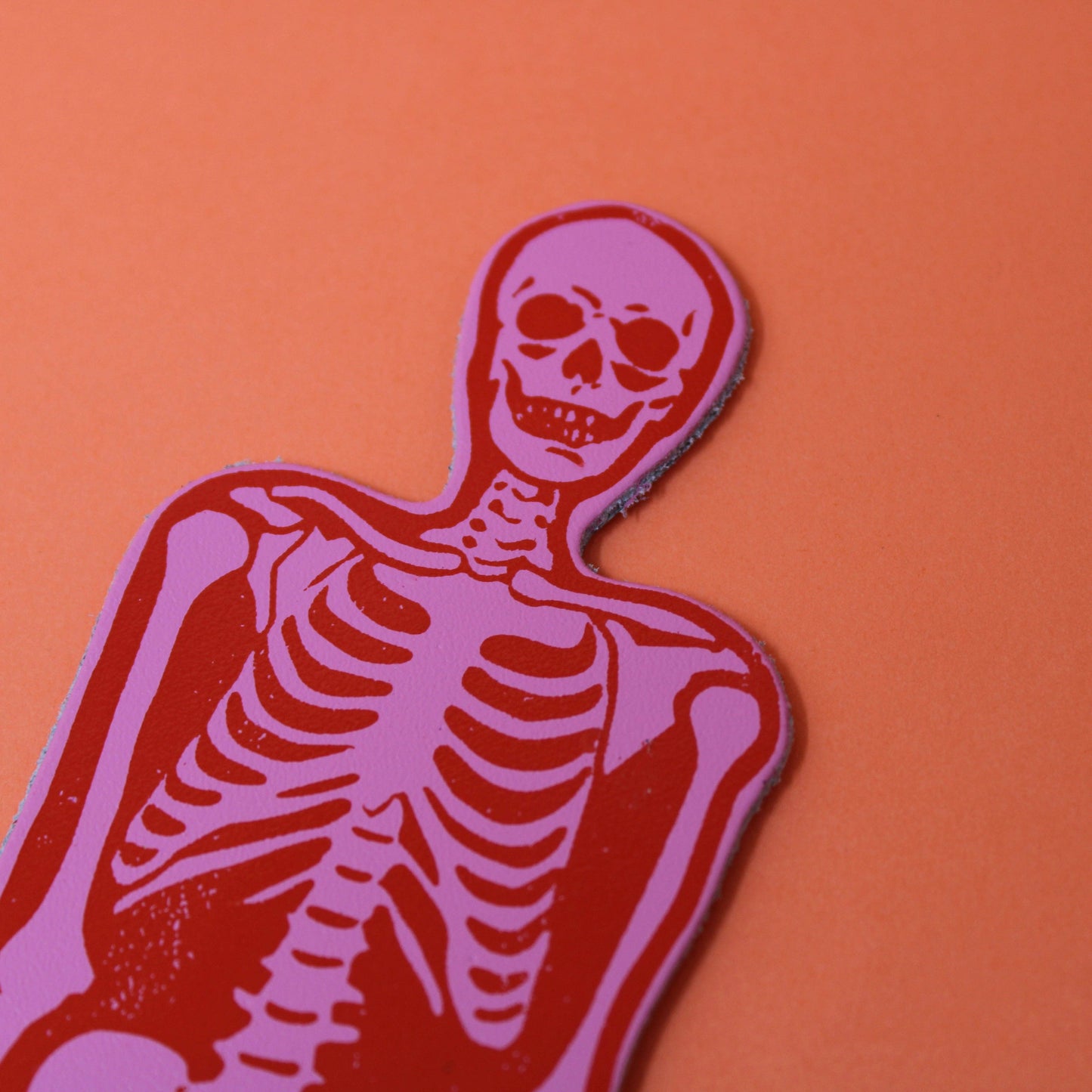 Skeleton Bookmark - You Read Right Through Me: Cream