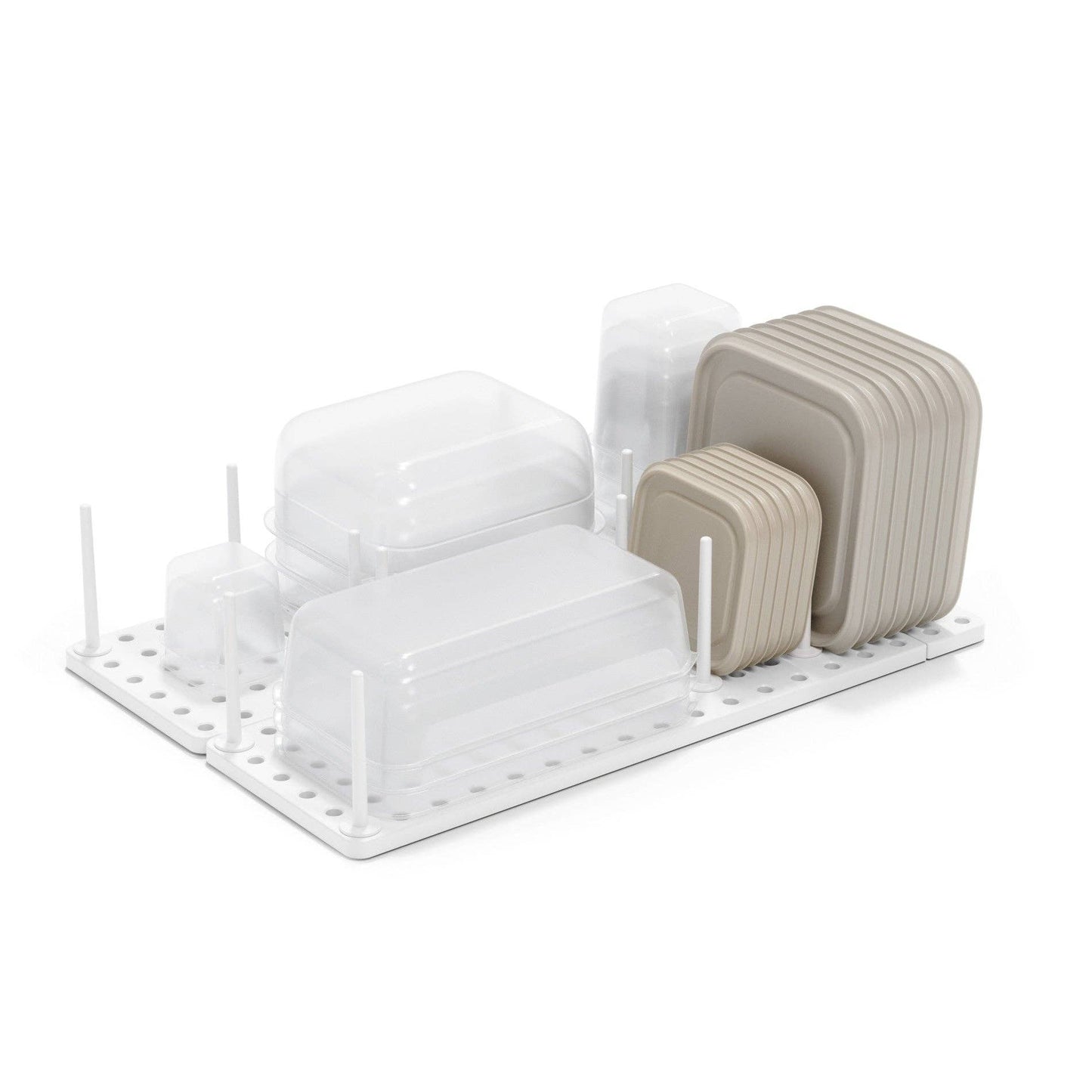 Peggy Drawer Organizers, Set of 2: White / 2-Pack
