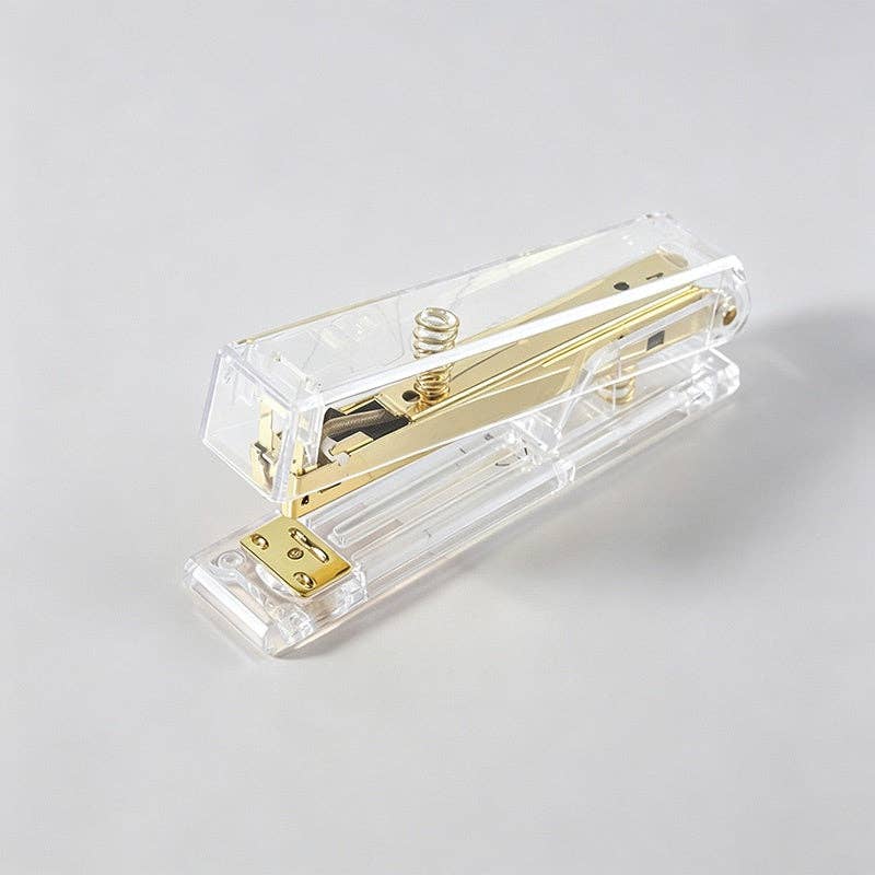 Rose Transparent Stapler: Multi Color / Large