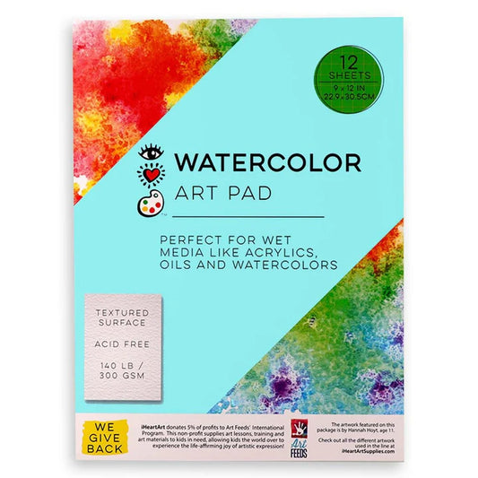 Watercolor Art Pad 9 x 12