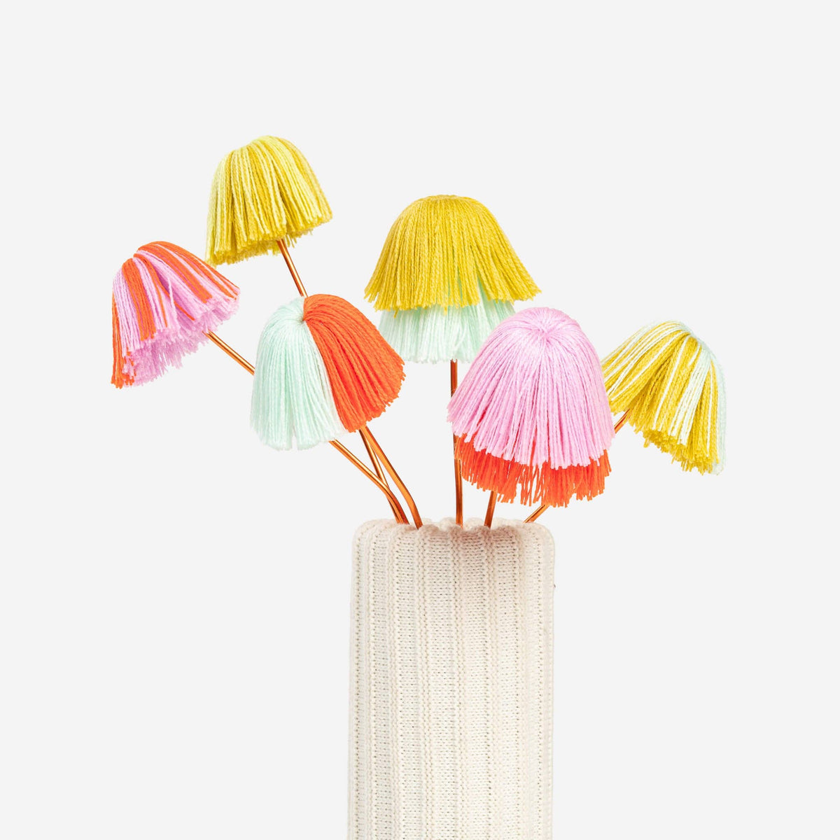 Tassel Flower Bouquet: Golden Olive Lime