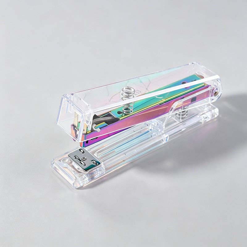 Rose Transparent Stapler: Multi Color / Large