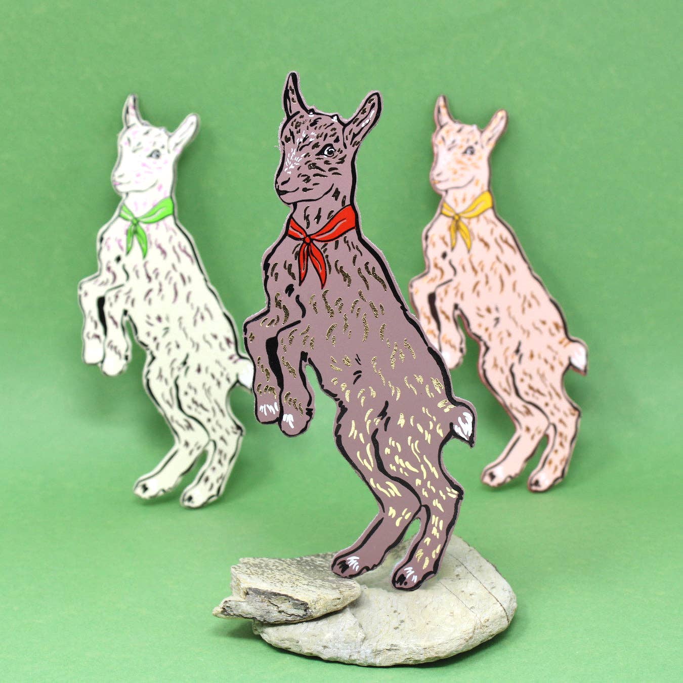 GOAT Bookmark: Dusty Pink