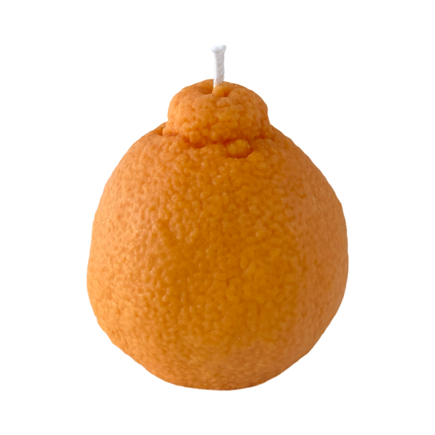 Large Dekopon Citrus Candle: Orange / Citrus / Single Sumo