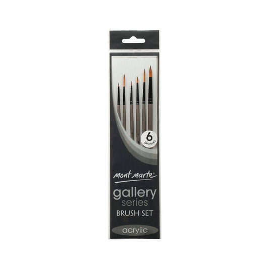 Gallery Series Brush Set Acrylic 4pce