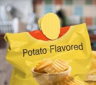 Potato or Tortilla Chip Bag Sealing Clips, 4-Pack: Potato