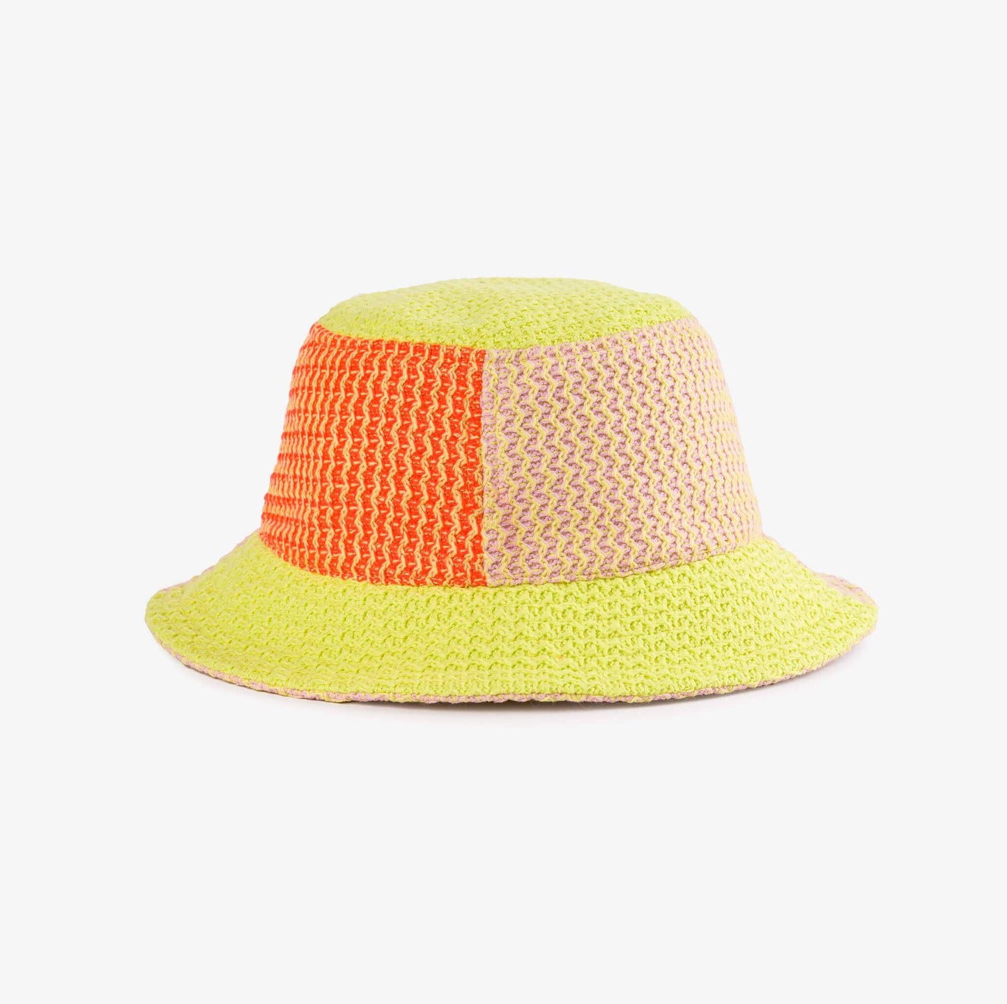 Squiggle Knit Bucket Hat: Poppy Lilac