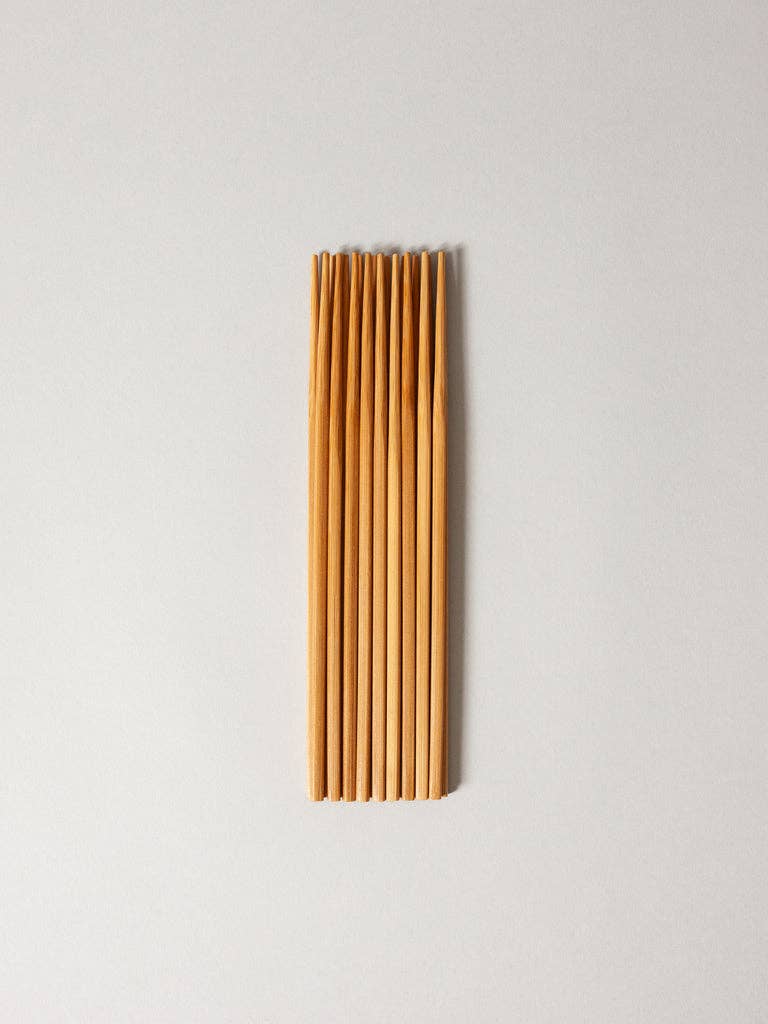 Susu Round Bamboo Chopstick Set - Natural, Set of 10