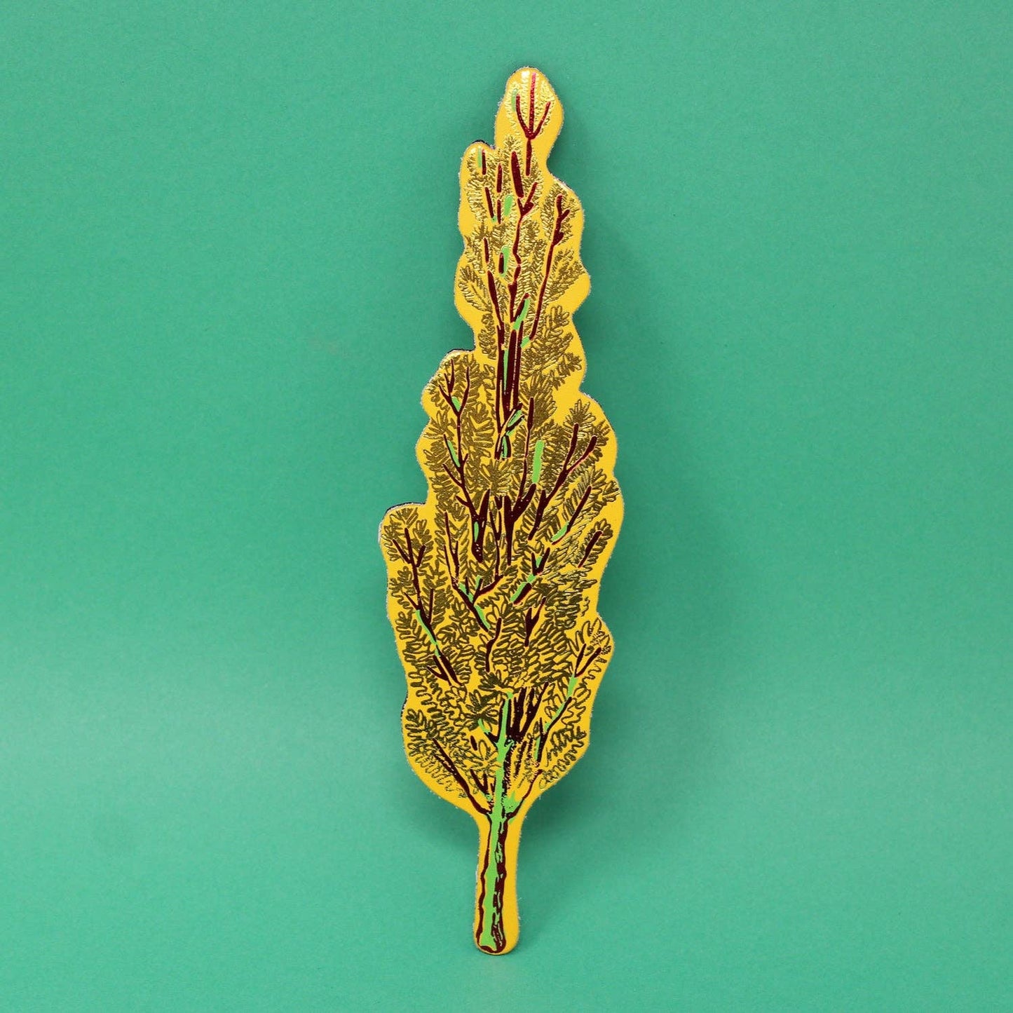 Tree hugger Magnet: Cornflower