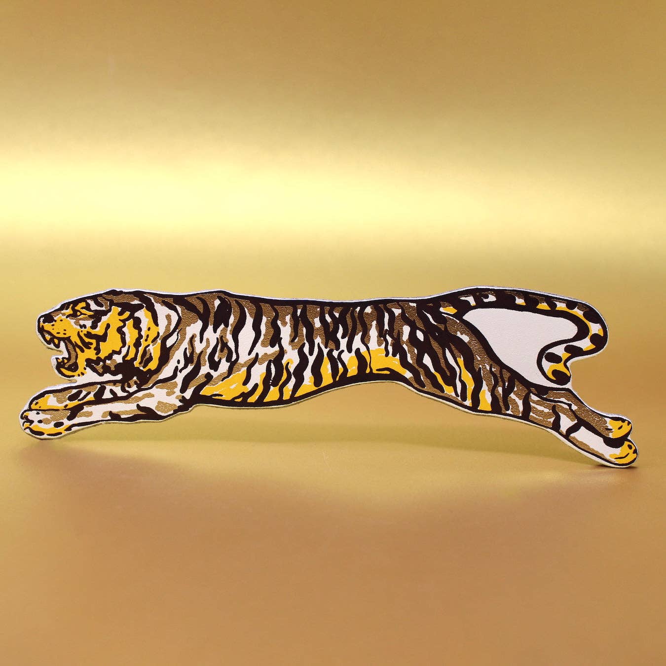 Tiger-Bookmark: Cream