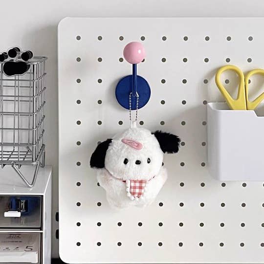Color Block Magnetic Hook for Bags, Clothes and Hats: Mint and Pink