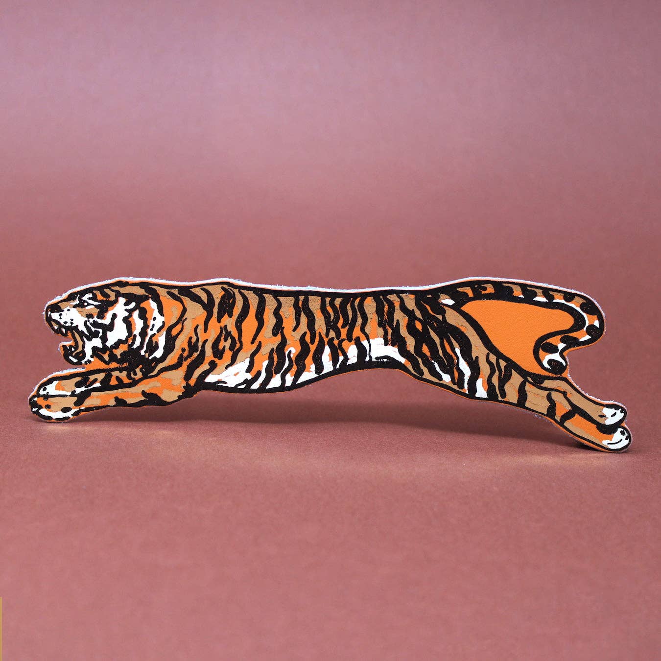 Tiger-Bookmark: Cream