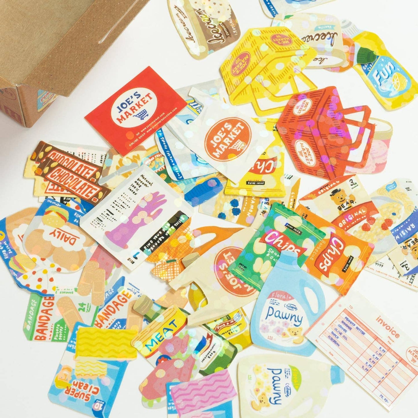 Hako Sticker Super Market GLCK-59: 6 pcs