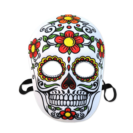 Day Of The Dead Mask, elastic attached, OSFM